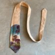 画像5: 【幅 10.0cm】UNKNOWN フォトプリント ネクタイ■ビンテージ オールド レトロ アメリカ古着 70s 風景画 アート ポリエステル (5)