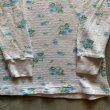 画像5: 【Ladies】JC Penney 長袖サーマルシャツ 白ベース 花柄■ビンテージ オールド レトロ アメリカ古着 レディース 総柄 ロンT No.9 (5)