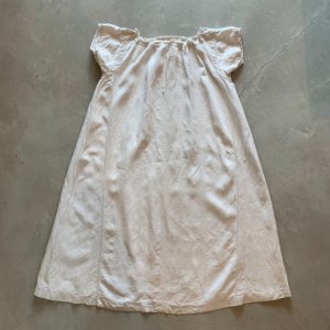 画像: 【Ladies】フランス 刺繍入り リネンワンピース チュニック アイボリー■ビンテージ アンティーク ヨーロッパ古着 レディース フレンチ 2