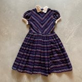 画像: 【Kids】50s Handcraft ドット柄 刺繍 ワンピース■ビンテージ オールド レトロ アメリカ古着 子供服 キッズ レディース サーキュラー