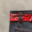 画像3: 【62cm×44cm】ハンドメイド フレアパンツ型 デニムタペストリー■ビンテージ アンティーク アメリカ雑貨 ベルボトム インテリア 70s (3)