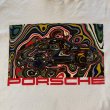 画像4: 【L】90s PORSCHE プリントTシャツ 白■ビンテージ オールド アメリカ古着 車 モーター系 ポルシェ サイケデリック アブストラクトアート (4)