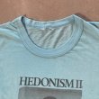 画像2: 【M】80s HEDONISMII モナリザ パロディ プリントTシャツ 水色■ビンテージ オールド アメリカ古着 シングルステッチ エロ ダヴィンチ (2)