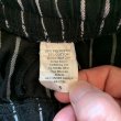 画像4: 【W28〜W32】カナダ製 chefwear ウエストゴム イージーパンツ ストライプ 黒白■ビンテージ オールド アメリカ古着 (4)