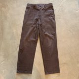 画像: 【W32】Lee コットン ノータック チノパンツ チャコールグレー■ビンテージ オールド レトロ アメリカ古着 リー ストレート チノパン