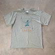画像1: 【L】90s Hanes プリントTシャツ グレー系 アースカラー■ビンテージ オールド アメリカ古着 アート コットン ヘインズ EXCEL エクセル (1)