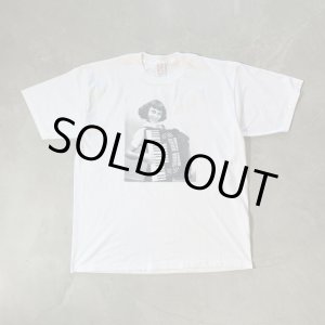 画像: 【XL】90s USA製 JERZEES フォトプリントTシャツ 白黒■ビンテージ オールド アメリカ古着 写真 アート モノクロ アコーディオン 音楽