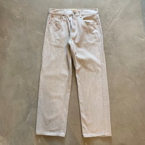 画像: 【W34(W33)】Member's Property デニムパンツ ライトグレー 白■ビンテージ オールド アメリカ古着 ウエスタン ストレート ジーパン