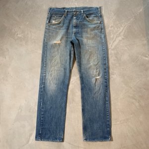 画像: 【W34】70s-80s USA製 Lee 200 ストレート デニムパンツ■ビンテージ オールド レトロ アメリカ古着 アメリカ製 リー ジーパン