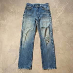 画像: 【W30】80s USA製 Lee 200-0147 ストレート デニムパンツ■ビンテージ オールド レトロ アメリカ古着 アメリカ製 リー ジーパン