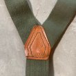 画像2: 【Free】70s オランダ軍 Y型 サスペンダー■ビンテージ オールド アメリカ古着 レザー×ゴム フリーサイズ ミリタリー No.2 (2)