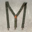画像4: 【Free】70s オランダ軍 Y型 サスペンダー■ビンテージ オールド アメリカ古着 レザー×ゴム フリーサイズ ミリタリー No.3 (4)