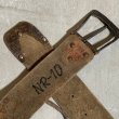 画像9: 【W36〜W44】UNKNOWN ハンドメイドバックル付き レザーベルト 茶色■ビンテージ アンティーク オールド アメリカ古着 手彫り (9)