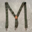 画像4: 【Free】70s オランダ軍 Y型 サスペンダー■ビンテージ オールド アメリカ古着 レザー×ゴム フリーサイズ ミリタリー No.2 (4)