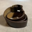 画像4: 【Free】ソビエト連邦 ソ連 バックル付き フェイクレザーベルト■ビンテージ オールド 古着 ミリタリー USSR CCCP フリーサイズ (4)