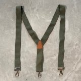 画像: 【Free】70s オランダ軍 Y型 サスペンダー■ビンテージ オールド アメリカ古着 レザー×ゴム フリーサイズ ミリタリー No.3