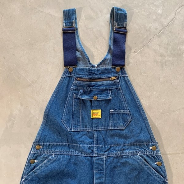 画像2: 【W38】USA製 Workn' Sport デニム オーバーオール■ビンテージ オールド レトロ アメリカ古着 アメリカ製 ワークウェア (2)