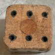 画像9: 【11.5cm】UNKNOWN ハンドメイド ウッド ダイス サイコロ オブジェ■ビンテージ アンティーク レトロ アメリカ雑貨 木製 フォークアート (9)
