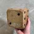画像6: 【11.5cm】UNKNOWN ハンドメイド ウッド ダイス サイコロ オブジェ■ビンテージ アンティーク レトロ アメリカ雑貨 木製 フォークアート (6)