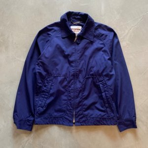 画像: 【M/L】90s McGREGOR ドリズラージャケット スウィングトップ ネイビー 紺色■ビンテージ オールド アメリカ古着 マクレガー ジップアップ