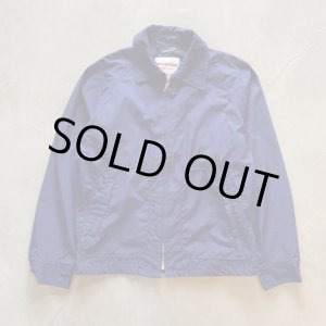 画像: 【M/L】90s McGREGOR ドリズラージャケット スウィングトップ ネイビー 紺色■ビンテージ オールド アメリカ古着 マクレガー ジップアップ