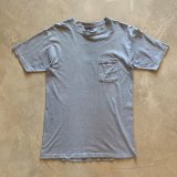 画像: 【M】90s USA製 Columbia ポケットTシャツ スモーキーブルー■ビンテージ オールド アメリカ古着 コロンビア コットン シングルステッチ