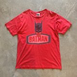 画像: 【S or Ladies】JUNK FOOD バットマン プリントTシャツ 赤■アメリカ古着 ジャンクフード アメコミ レディース
