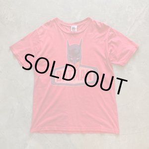 画像: 【S or Ladies】JUNK FOOD バットマン プリントTシャツ 赤■アメリカ古着 ジャンクフード アメコミ レディース