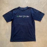 画像: 【S/M】90s USA製 クリバンキャット プリントTシャツ ネイビー 紺色■ビンテージ オールド アメリカ古着 コットン サーフ ハワイ ネコ 猫