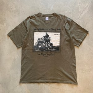 画像: 【XL】Lagart メキシコ フォトプリントTシャツ■ビンテージ オールド アメリカ古着 オールコットン メキシカン 鉄道 レイルロード