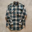 画像5: 【S/M】Ralph Lauren ボタンダウン 長袖シャツ 緑タータンチェック■ビンテージ オールド アメリカ古着 ポロ ラルフローレン (5)