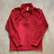 画像4: 【M/L】70s USA製 ELLMAR パイル地 長袖ポロシャツ えんじ 赤系■ビンテージ オールド レトロ アメリカ古着 ロンT 80s (4)