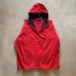 画像7: 【M(L/XL相当)】Polo Ralph Lauren アノラックパーカー ジャケット 赤無地■ビンテージ オールド レトロ アメリカ古着 コットン (7)