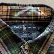 画像3: 【S/M】Ralph Lauren ボタンダウン 長袖シャツ 緑タータンチェック■ビンテージ オールド アメリカ古着 ポロ ラルフローレン (3)