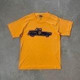 画像: 【Kids or Ladies】90s USA製 FRUIT OF THE LOOM アメ車 トラック プリントTシャツ 黄色■ビンテージ アメリカ古着 キッズ レディース