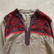 画像2: 【Ladies】インド製 コットン 刺繍ワンピース チュニック グレー■ビンテージ レトロ アメリカ古着 花柄 レディース エスニック (2)