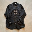 画像6: 【L/XL】オーストリア製 Amann 長袖リネンシャツジャケット ブラック 黒■ビンテージ オールド レトロ アメリカ古着 (6)