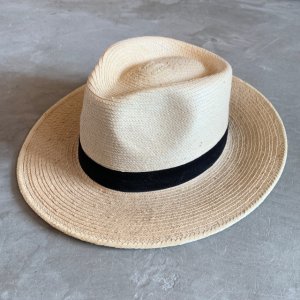 画像: 【58cm】グアテマラ製 Handwoven 中折れ 麦わら帽子 ハット■ビンテージ オールド レトロ アメリカ古着 手編み