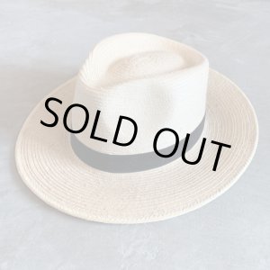 画像: 【58cm】グアテマラ製 Handwoven 中折れ 麦わら帽子 ハット■ビンテージ オールド レトロ アメリカ古着 手編み