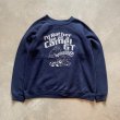 画像1: 【M/L】80s-90s Hanes CAMEL キャメル プリントスウェット ネイビー■ビンテージ アメリカ古着 レーシング ラグラン トレーナー (1)