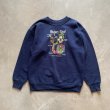 画像1: 【Kids or Ladies】90s USA製 Disney ディズニー グーフィー スウェット ネイビー■ビンテージ アメリカ古着 キッズ レディース (1)