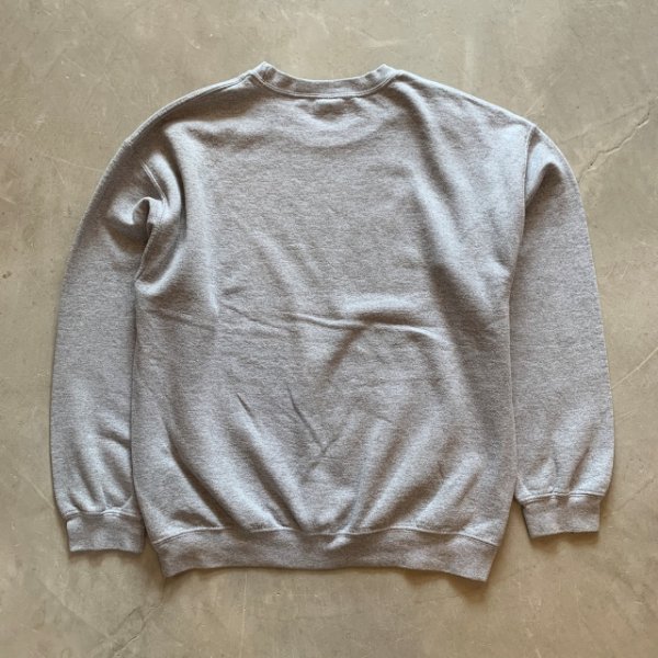 画像2: 【L/XL】GILDAN プレーンスウェット ライトグレー 無地■アメリカ古着 ギルダン ビッグサイズ トレーナー (2)