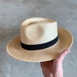 画像7: 【58cm】グアテマラ製 Handwoven 中折れ 麦わら帽子 ハット■ビンテージ オールド レトロ アメリカ古着 手編み (7)