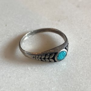画像: 【14号】STERLING刻印 シルバーリング■ビンテージ アンティーク 指輪 ジュエリー アクセサリー インディアン ネイティブアメリカン