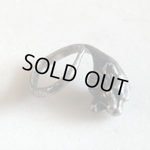 画像: 【14〜15号】タイガーモチーフ シルバーリング■ビンテージ アンティーク 指輪 アクセサリー 動物 ライオン