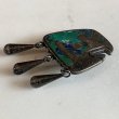 画像3: 【6.0cm×3.5cm】メキシコ製 シルバーブローチ ピンバッチ■ビンテージ アンティーク ピンズ メキシカン 鳥モチーフ インレイ 石 (3)