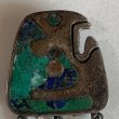 画像2: 【6.0cm×3.5cm】メキシコ製 シルバーブローチ ピンバッチ■ビンテージ アンティーク ピンズ メキシカン 鳥モチーフ インレイ 石 (2)