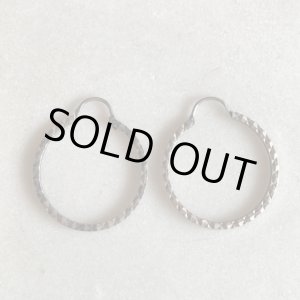 画像: 【2.9cm】925刻印 ヨーロッパ シルバー リングピアス■ビンテージ アンティーク EU ブロカント レディース アクセサリー