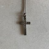 画像: 【2.3cm×1.3cm】キリスト 十字架 ペンダント ネックレス■ビンテージ アンティーク アクセサリー シルバーチェーン クロス
