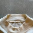 画像2: 【Ladies】80s UNKNOWN オールコットン モックネック ポケットTシャツ 生成り■ビンテージ アメリカ古着 レディース シングルステッチ (2)